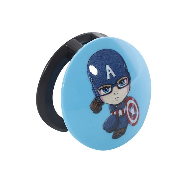 Star Patriot Character Round plastic Plastic Push Start Stop Button Cover, Universal Engine Ignition Switch, Car Interior Decor Start