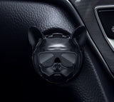 Cool Bulldog Lightweight Plastic Push Start Button Cover, Shiny Metal Universal Engine Ignition Switch, Car Interior Decor Start