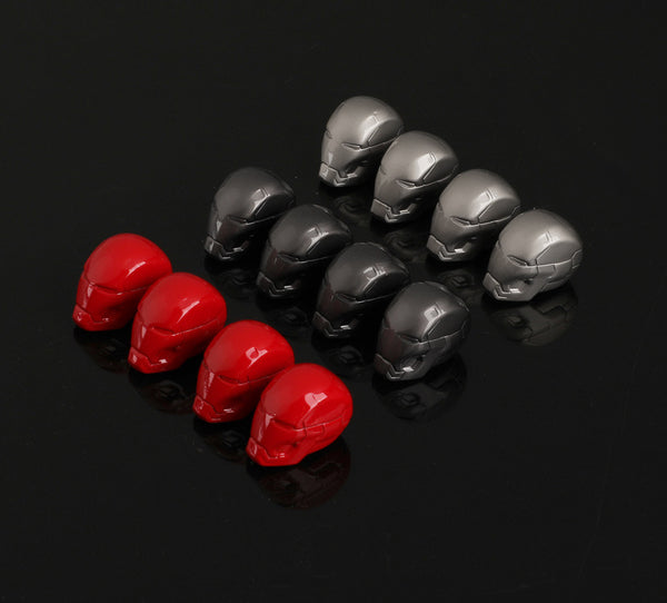 Powered Armor Alloy Valve Caps (Set of 4), Universal Valve Cap, Car Accessories, Car Interior Decor