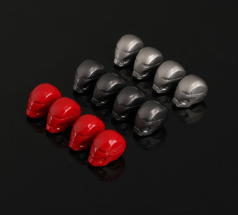 Powered Armor Alloy Valve Caps (Set of 4), Universal Valve Cap, Car Accessories, Car Interior Decor