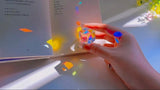 Mini K9 Crystal Square: The Desktop Rainbow Maker, Cube Sunlight Catcher, Rainbow Maker, Square Cube Prism, Light Splitting, Table Decor