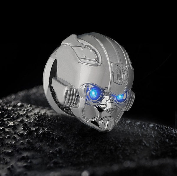 Cyber Mecha Alloy Push Start Cover, Universal Engine Ignition Switch, Car Interior Decor Start