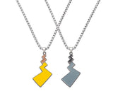 Retro Lightning Tail Couple's Necklace