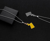 Retro Lightning Tail Couple's Necklace