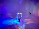 K9 Prism Polyhedron Sunlight Catcher, Rainbow Maker, Square Cube Prism, Light Splitting, Table Decor