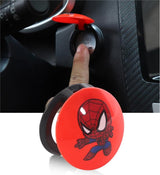 Web Slinger Round Plastic Avengers Marvel Push Start Stop Button Cover, Start Stop Button Cover, Car Accessories, Car Interior Decor