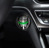 Galactic Trooper Alloy Push Start Cover, Universal Engine Ignition Switch, Car Interior Decor Start