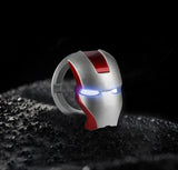 Powered Armor Alloy Push Start Button Cover, Plastic Universal Engine Ignition Switch, Car Interior Decor