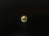 Celestia Halo Adjustable Crystal Ring – Natural Citrine, S925 Silver