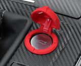 Stealth Panther Lightweight Plastic Push Start Cover, Universal Engine Ignition Switch, Car Interior Decor Start