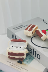 Happy Black Forest Cake Slice Earbud Case