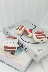 Happy Black Forest Cake Slice Earbud Case