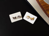 Wink Corgi Mismatched Resin Stud Earrings