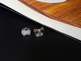 Wink Corgi Mismatched Resin Stud Earrings