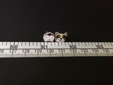 Wink Corgi Mismatched Resin Stud Earrings