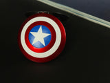 Star Patriot Lightweight Shield Plastic Push Start Stop Button Cover, Universal Engine Ignition Switch, Car Interior Decor Start