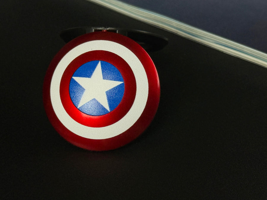 Star Patriot Lightweight Shield Plastic Push Start Stop Button Cover, Universal Engine Ignition Switch, Car Interior Decor Start