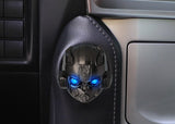 Cyber Mecha Alloy Push Start Cover, Universal Engine Ignition Switch, Car Interior Decor Start