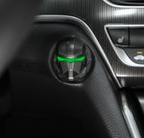 Galactic Trooper Alloy Push Start Cover, Universal Engine Ignition Switch, Car Interior Decor Start