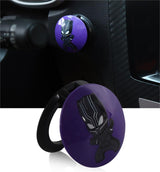 Stealth Panther Round Plastic Push Start Stop Button Cover, Universal Engine Ignition Switch, Car Interior