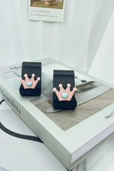 Pink Pastel Crown Car Hook, Cute Car Seat Back Hook, Car Hook for Bag, Car Storage Hooks, Car Interior Decoration