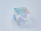 Mini K9 Crystal Square: The Desktop Rainbow Maker, Cube Sunlight Catcher, Rainbow Maker, Square Cube Prism, Light Splitting, Table Decor
