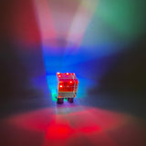 Mini K9 Crystal Square: The Desktop Rainbow Maker, Cube Sunlight Catcher, Rainbow Maker, Square Cube Prism, Light Splitting, Table Decor