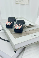 Pink Pastel Crown Car Hook, Cute Car Seat Back Hook, Car Hook for Bag, Car Storage Hooks, Car Interior Decoration