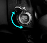 Carbon Armor Alloy Start Stop Button Cover, Aluminum Alloy Start Stop Button Cover, Car Accessories