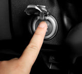Carbon Armor Alloy Start Stop Button Cover, Aluminum Alloy Start Stop Button Cover, Car Accessories