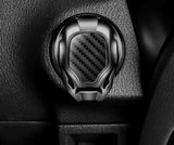 Carbon Armor Alloy Start Stop Button Cover, Aluminum Alloy Start Stop Button Cover, Car Accessories