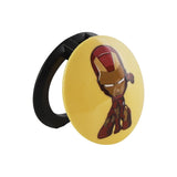 Armored Hero Round Plastic Push Start Stop Button Cover, Plastic Universal Engine Ignition Switch, Car Accessories, Car Interior Decor