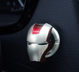 Powered Armor Lightweight Plastic Push Start Stop Button Cover, Plastic Universal Engine Ignition Switch, Car Accessories, Car Interior Decor