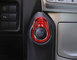 Web Slinger Alloy Push Start Stop Button Cover, Aluminum Alloy Start Stop Button Cover, Car Accessories, Car Interior Decor