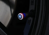 Star Patriot Alloy Valve Caps (Set of 4), Universal Valve Cap, Car Accessories, Car Interior Decor
