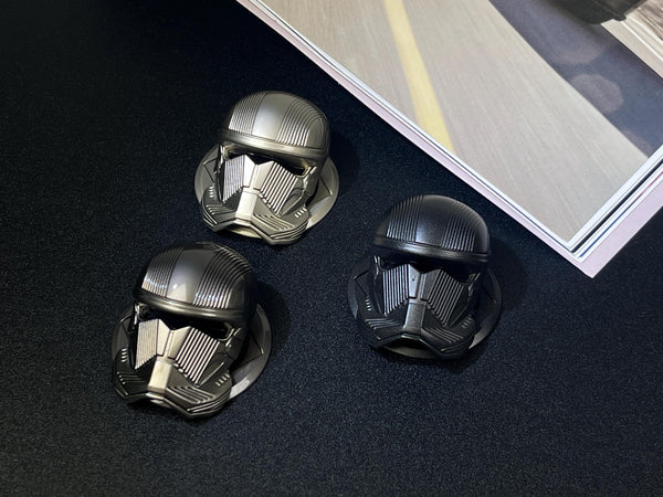 Galactic Trooper Alloy Push Start Cover, Universal Engine Ignition Switch, Car Interior Decor Start