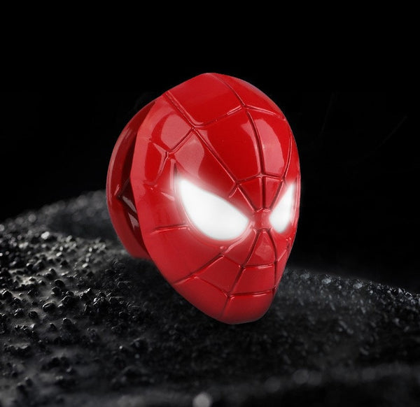Web Slinger Alloy Push Start Stop Button Cover, Aluminum Alloy Start Stop Button Cover, Car Accessories, Car Interior Decor
