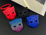 Heroic mecha-guardian aluminum alloy push start cover