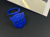 Heroic mecha-guardian aluminum alloy push start cover