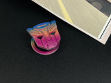 Heroic mecha-guardian aluminum alloy push start cover